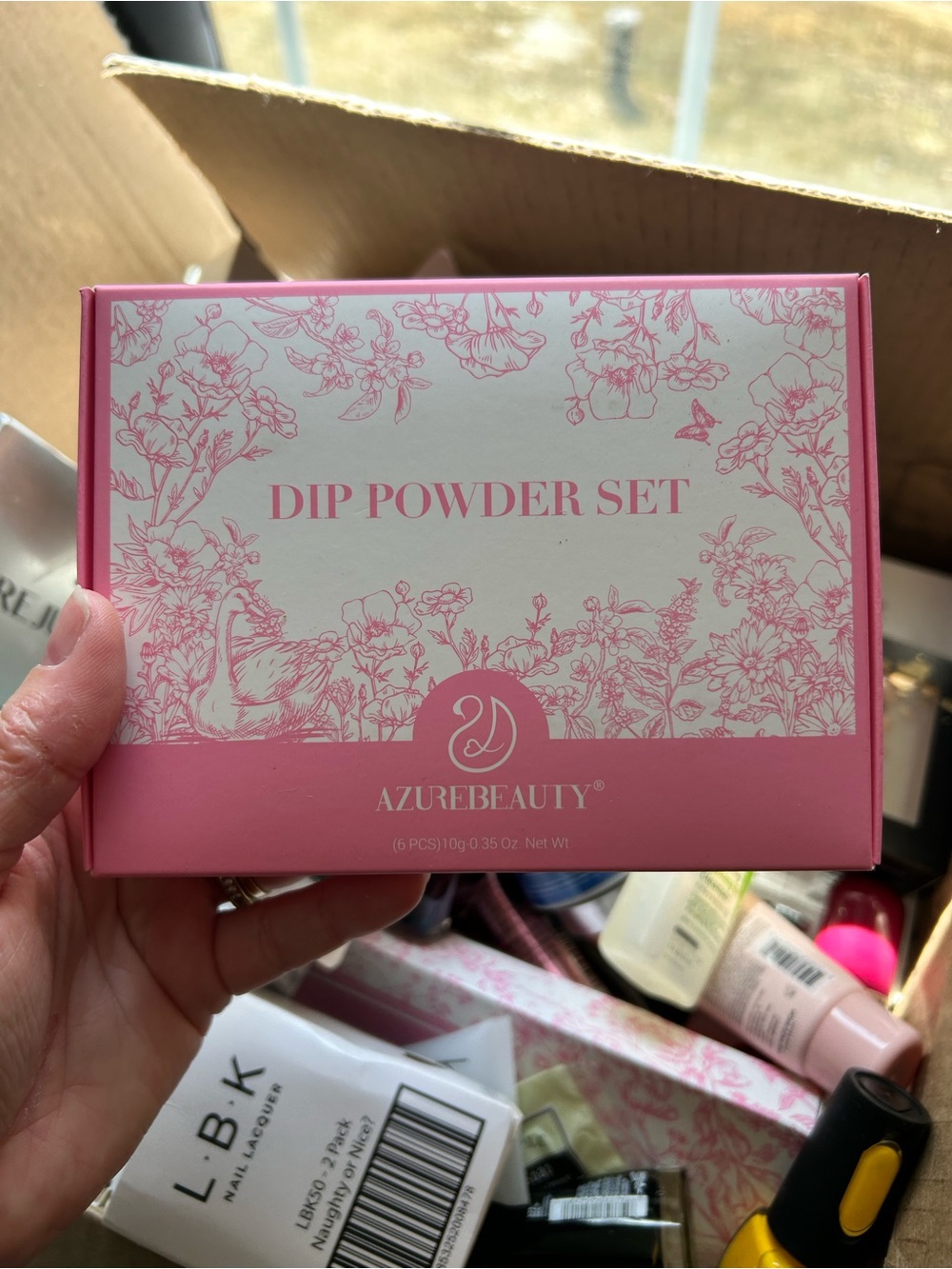 4/$50 Pink Dip Powder Set - Women nail powered kit
